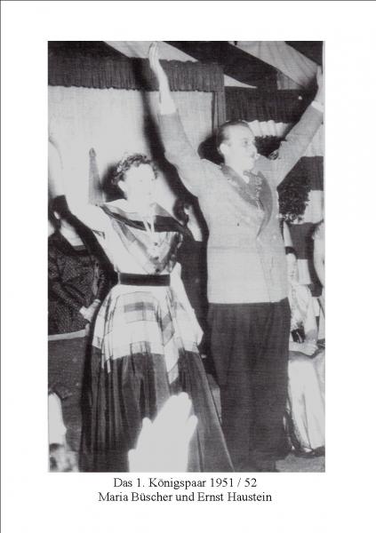 1951 erstes Königspaar
