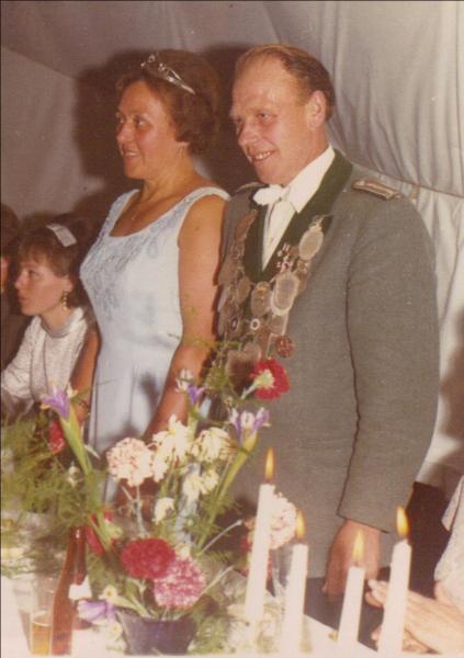 1968 - 1969 Helmut I. Bruhse ( Stadtkönig ) - Louise I. Rademacher