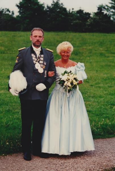 1995 - 1996 Alfons I Horsch (Kreiskönig) - Christel I Seemann